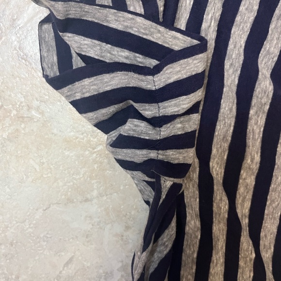 Striped Turtleneck Sweater - Black and Gray - Picture 2 of 9